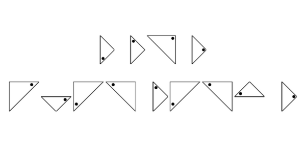 Vista previa del alfabeto Código 3 Cuadrados