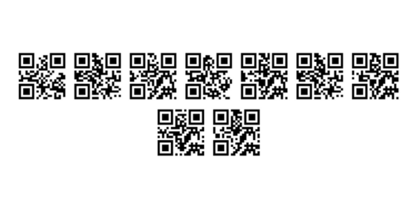 Vista previa del alfabeto Códigos QR