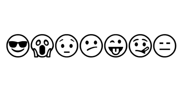 Vista previa del alfabeto Smileys