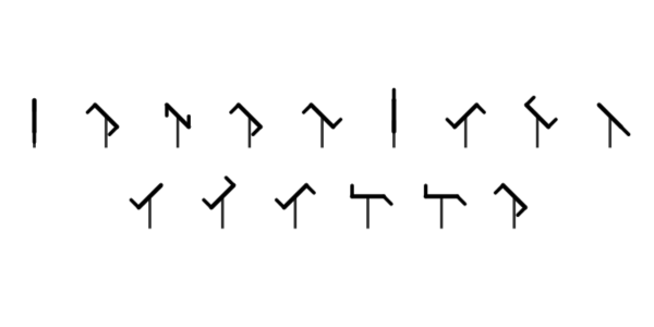 Vista previa del alfabeto Telégrafo Chappe