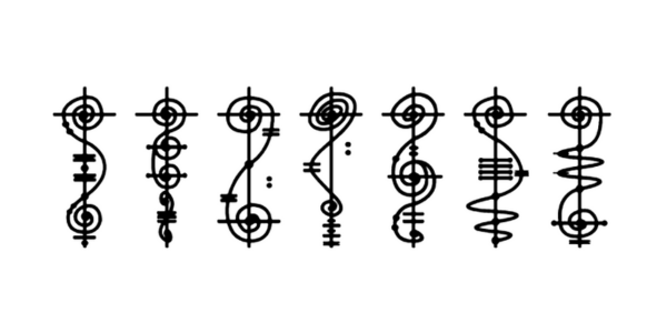 Vista previa del alfabeto Vulcano